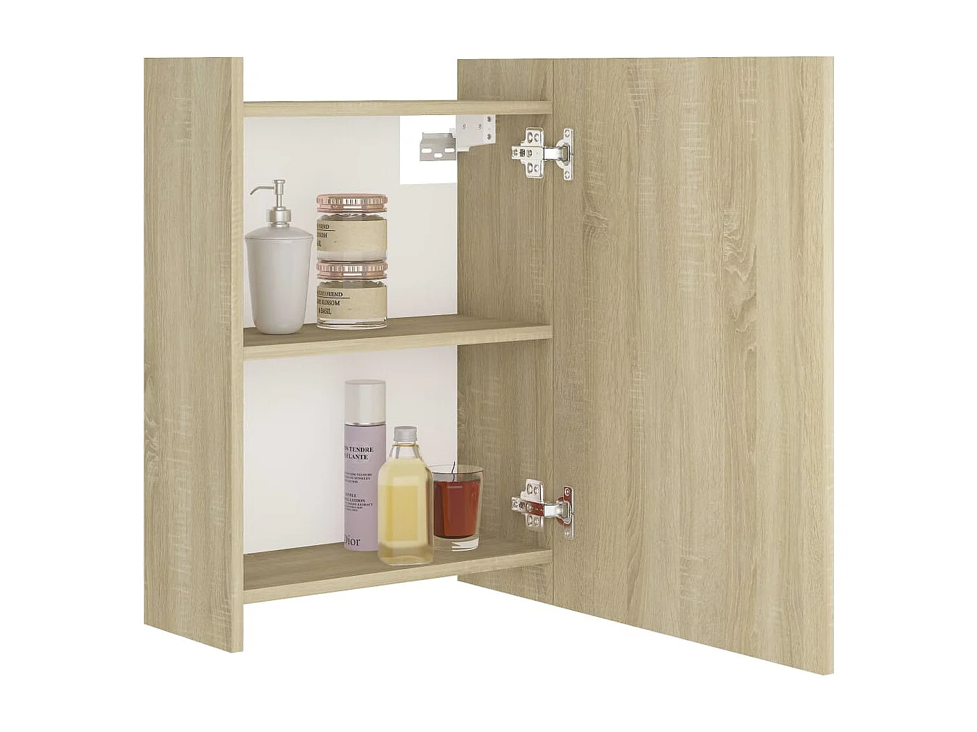 Armoire à miroir de salle de bain Chêne sonoma Bois ingénierie