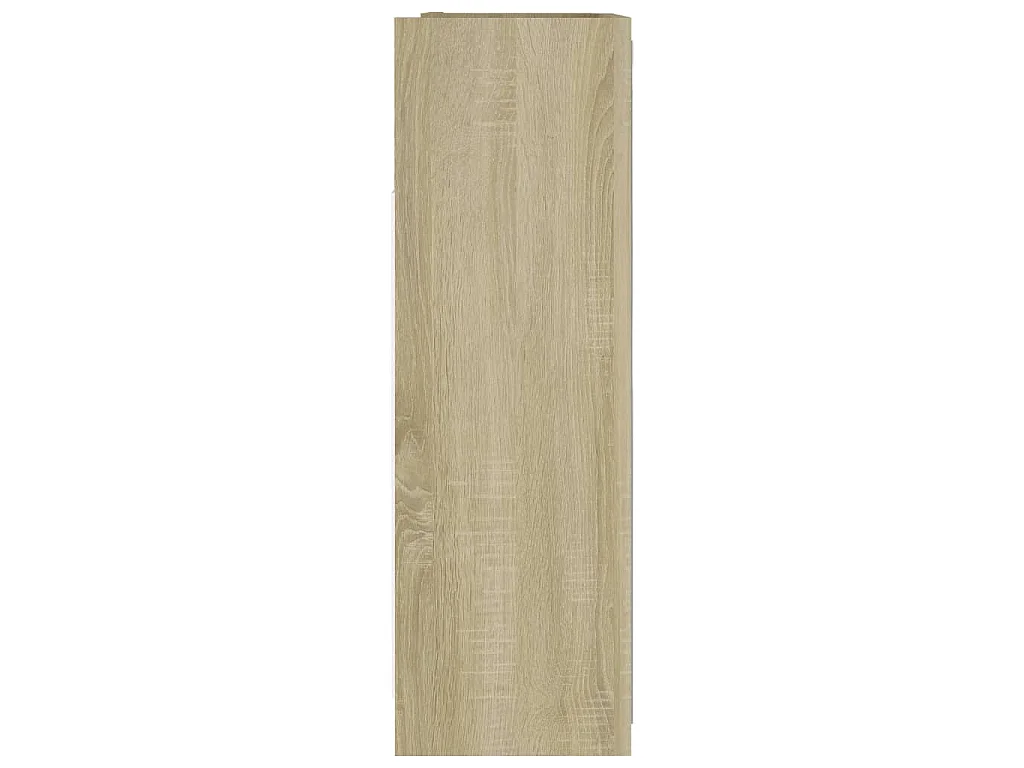 Badkamerspiegelkast 62,5x20,5x64 cm bewerkt hout sonoma eiken
