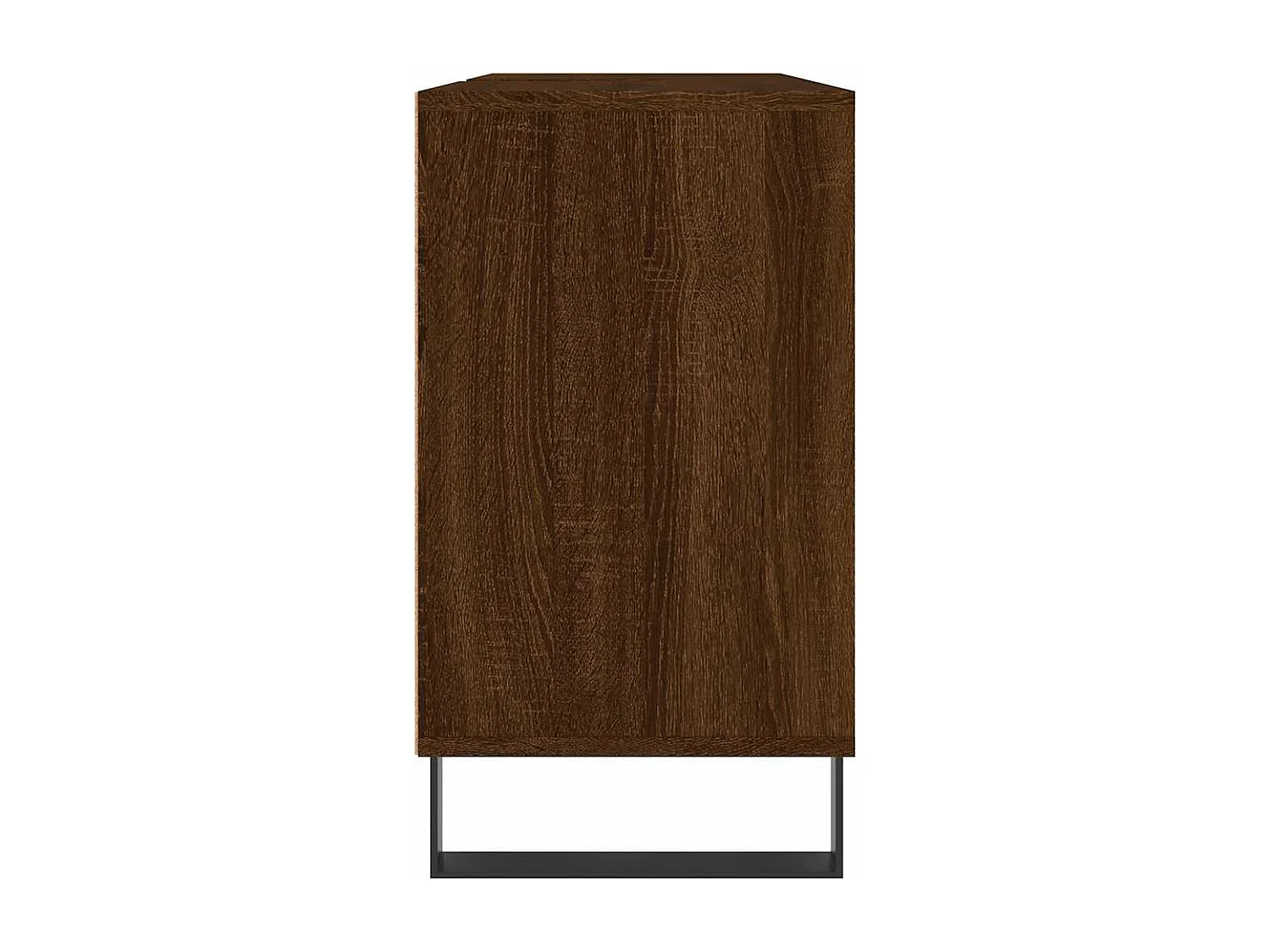 Badschrank Braun Eichen-Optik 80x33x60 cm Holzwerkstoff