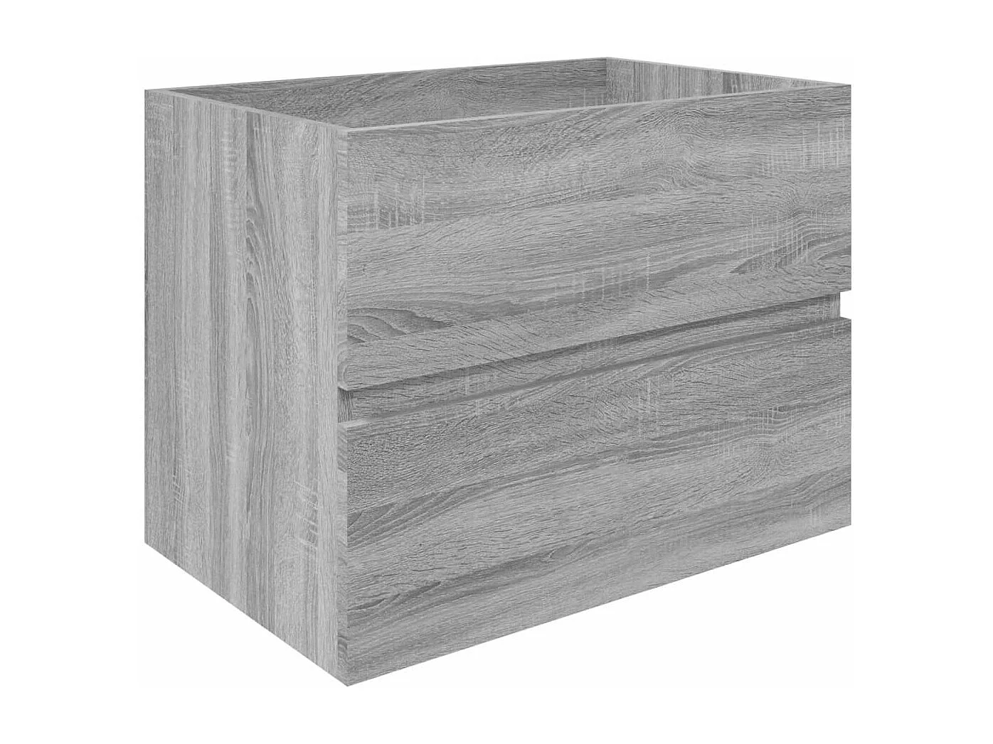 Mobile Lavabo Grigio Sonoma 60x38,5x45 cm in Legno Multistrato