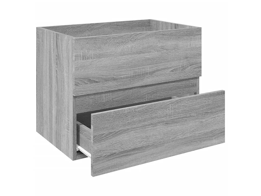 Armoire d'évier Sonoma gris 60x38,5x45 cm Bois d'ingénierie