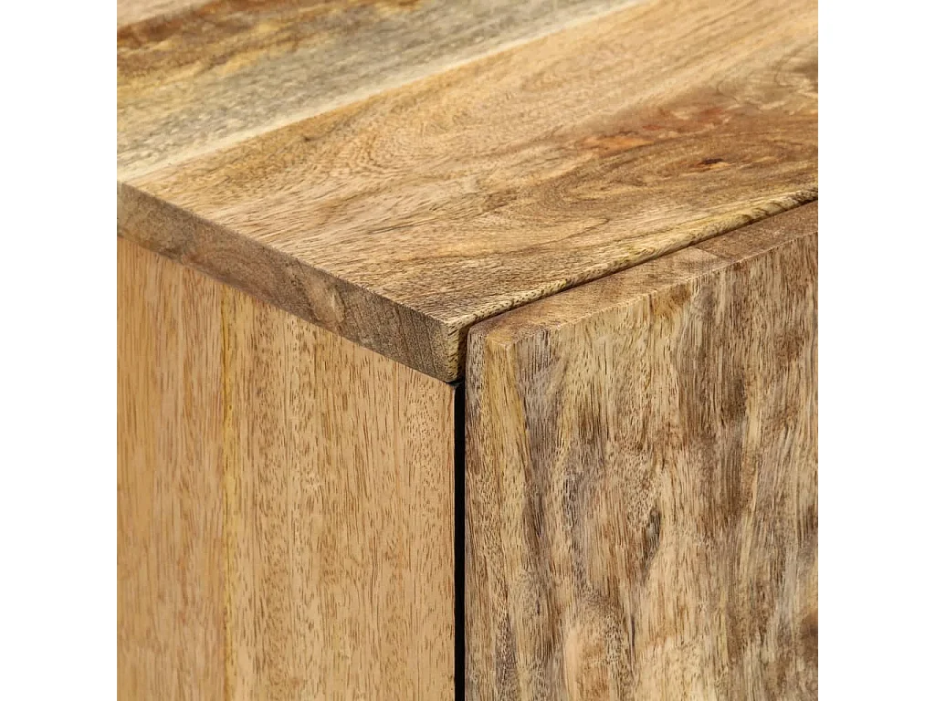 Armoire lavabo de salle de bain bois massif de manguier