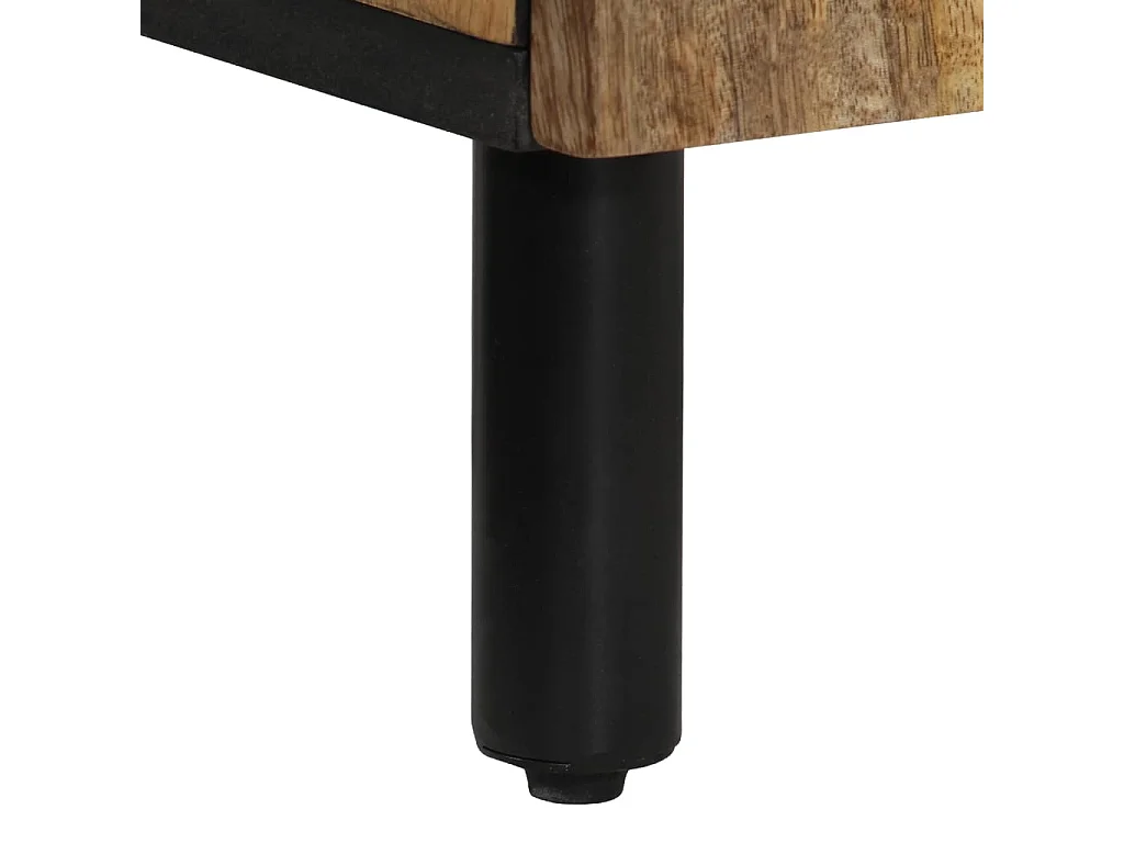 Armoire lavabo de salle de bain bois massif de manguier