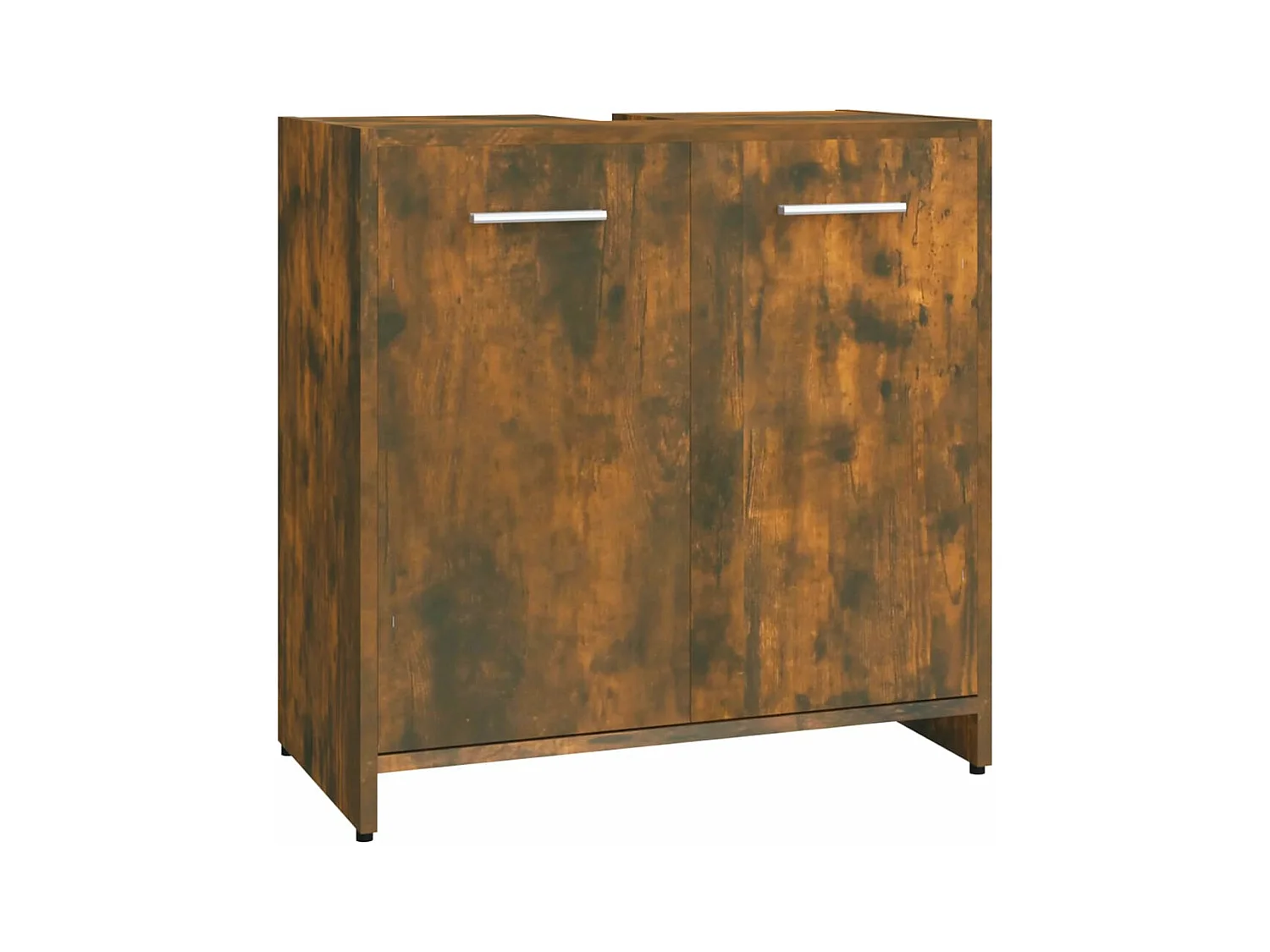 Badschrank Räuchereiche 60x33x60 cm Holzwerkstoff