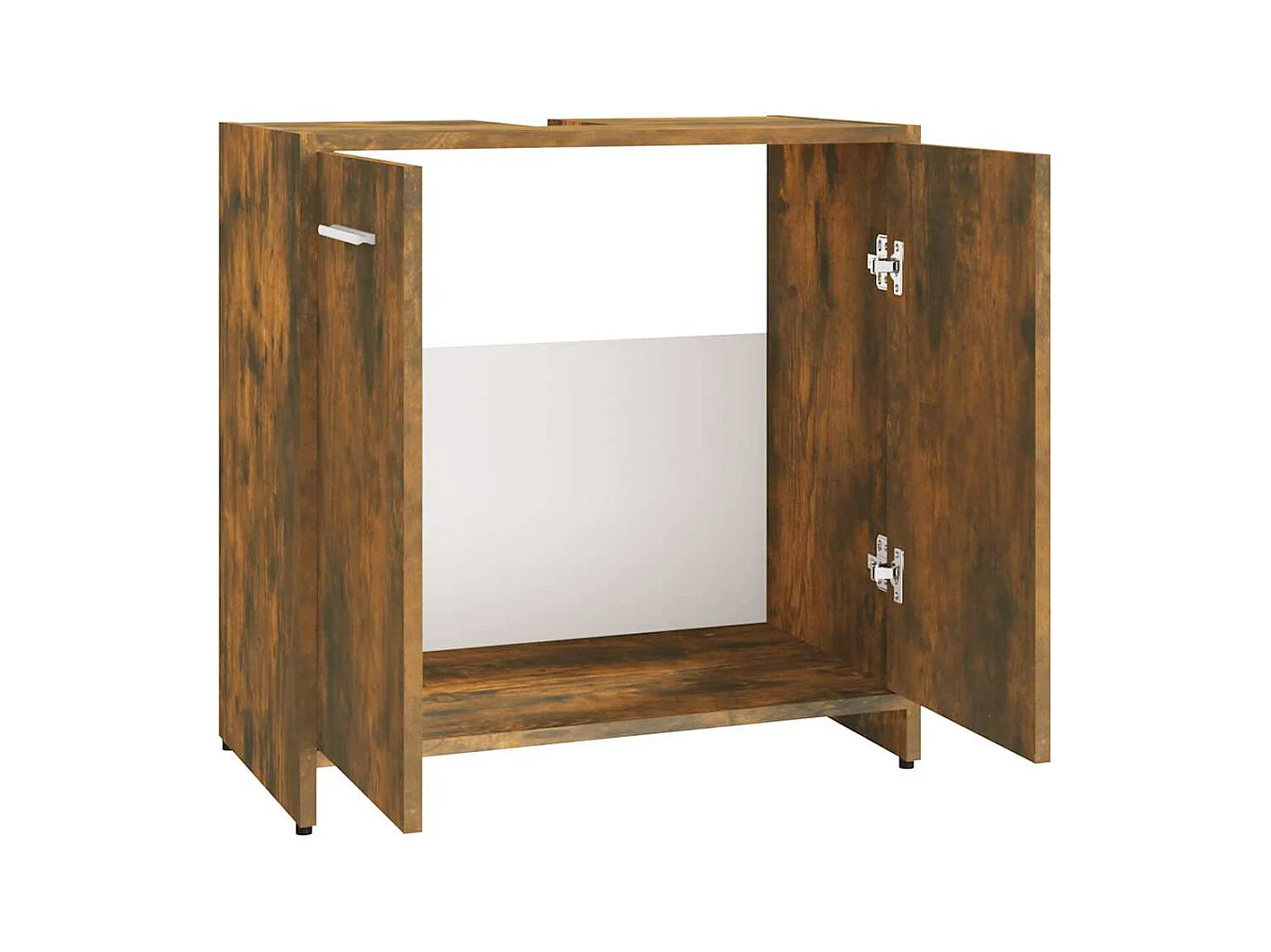 Badschrank Räuchereiche 60x33x60 cm Holzwerkstoff