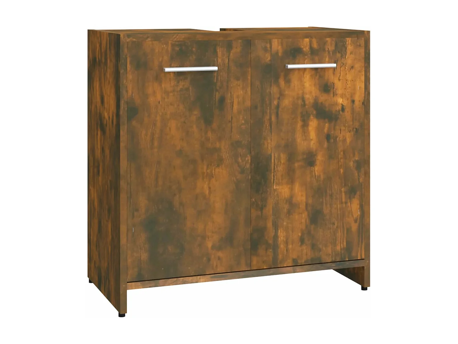 Armoire de bain Chêne fumé 60x33x60 cm Bois d'ingénierie