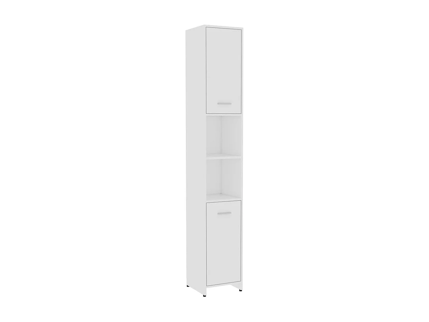 Ensemble de meubles de bain 3 pcs Blanc Bois d'ingénierie