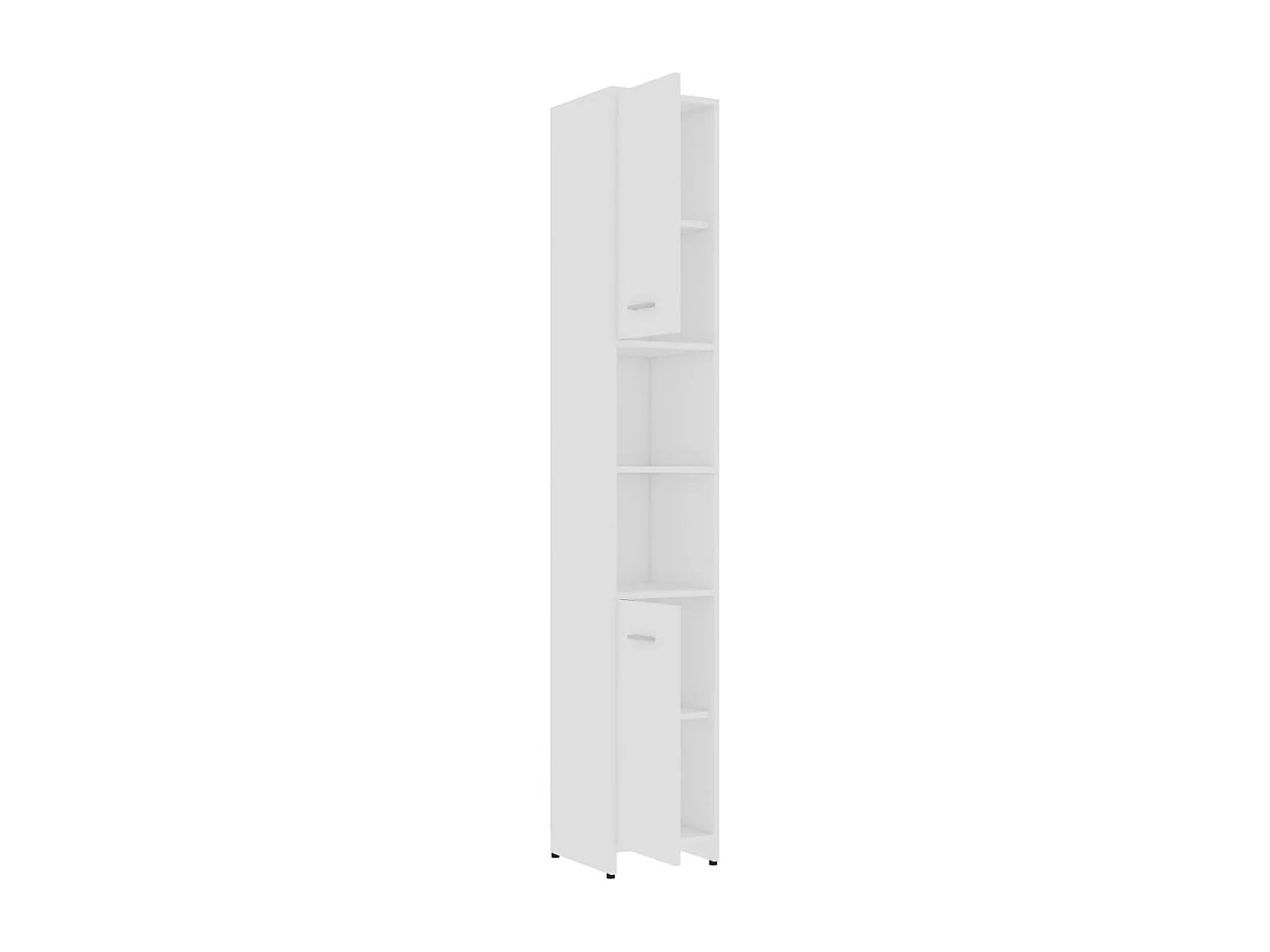 Ensemble de meubles de bain 3 pcs Blanc Bois d'ingénierie