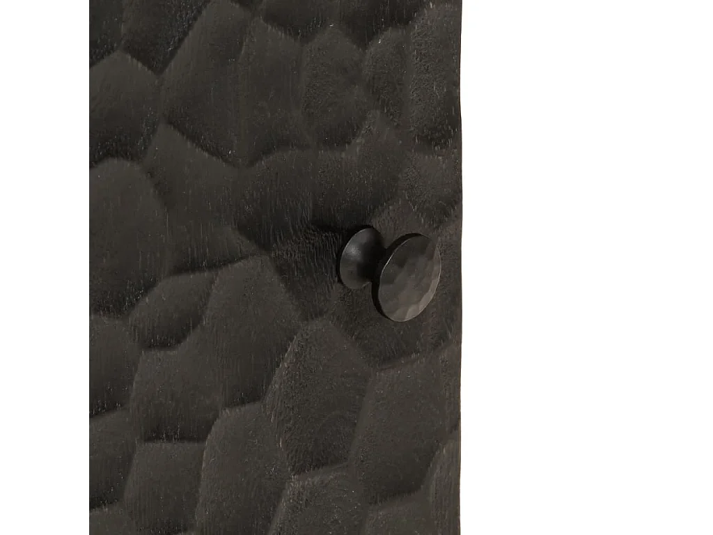 Armoire de salle de bain murale 38x33x48cm bois massif manguier