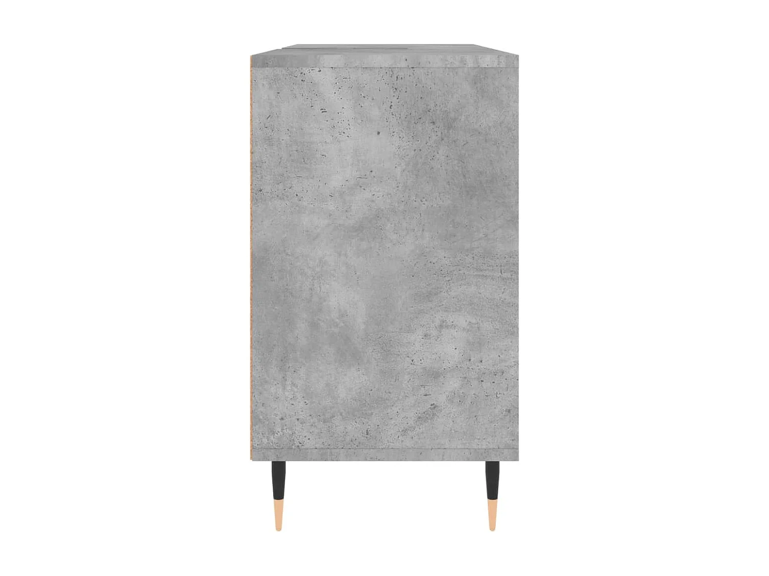 Armadietto da Bagno Grigio Cemento 80x33x60cm Legno Multistrato