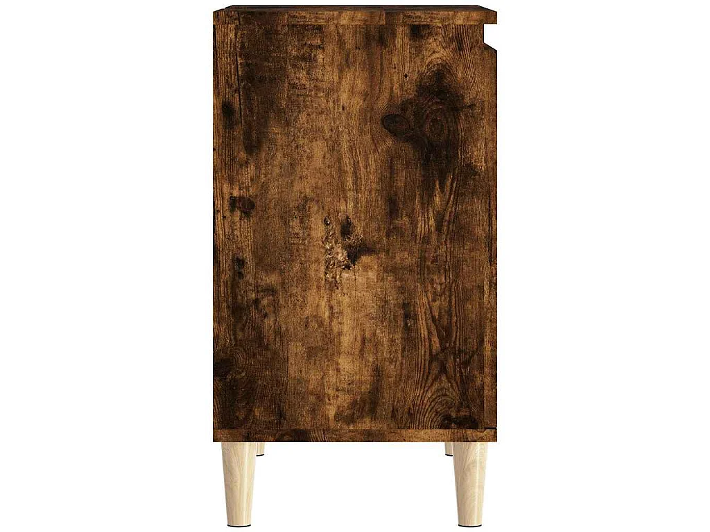 Waschbeckenunterschrank Räuchereiche 58x33x60 cm Holzwerkstoff