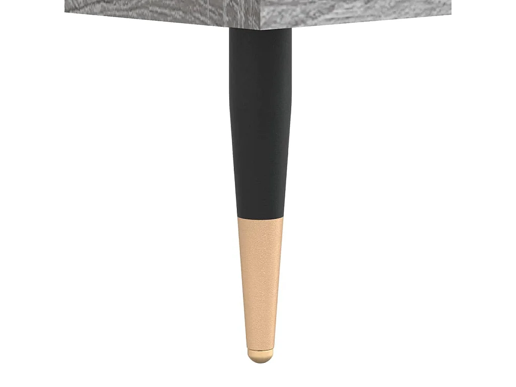 Badschrank Grau Sonoma 30x30x190 cm Holzwerkstoff