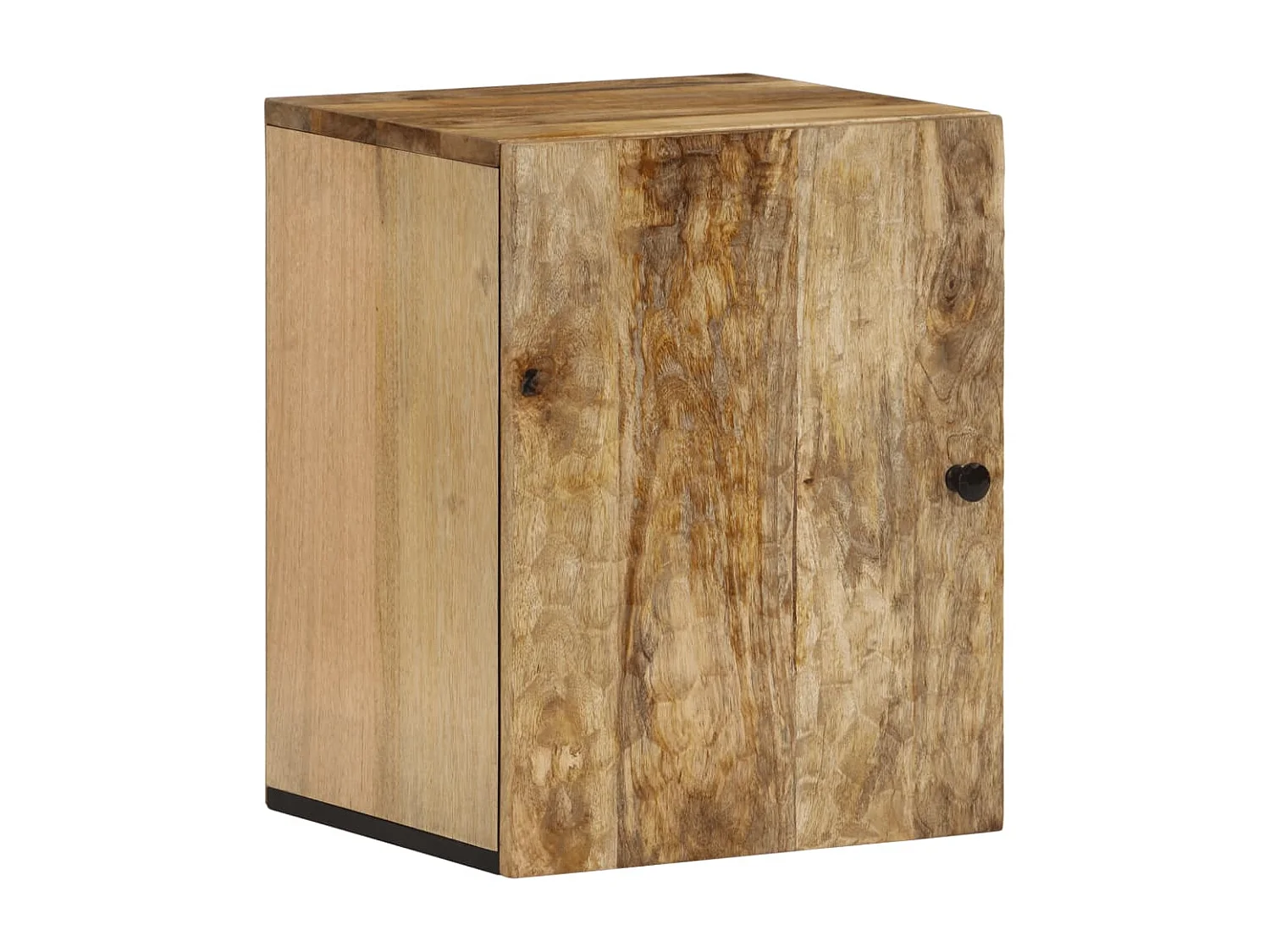 Badkamerwandkast 38x33x48 cm massief mangohout