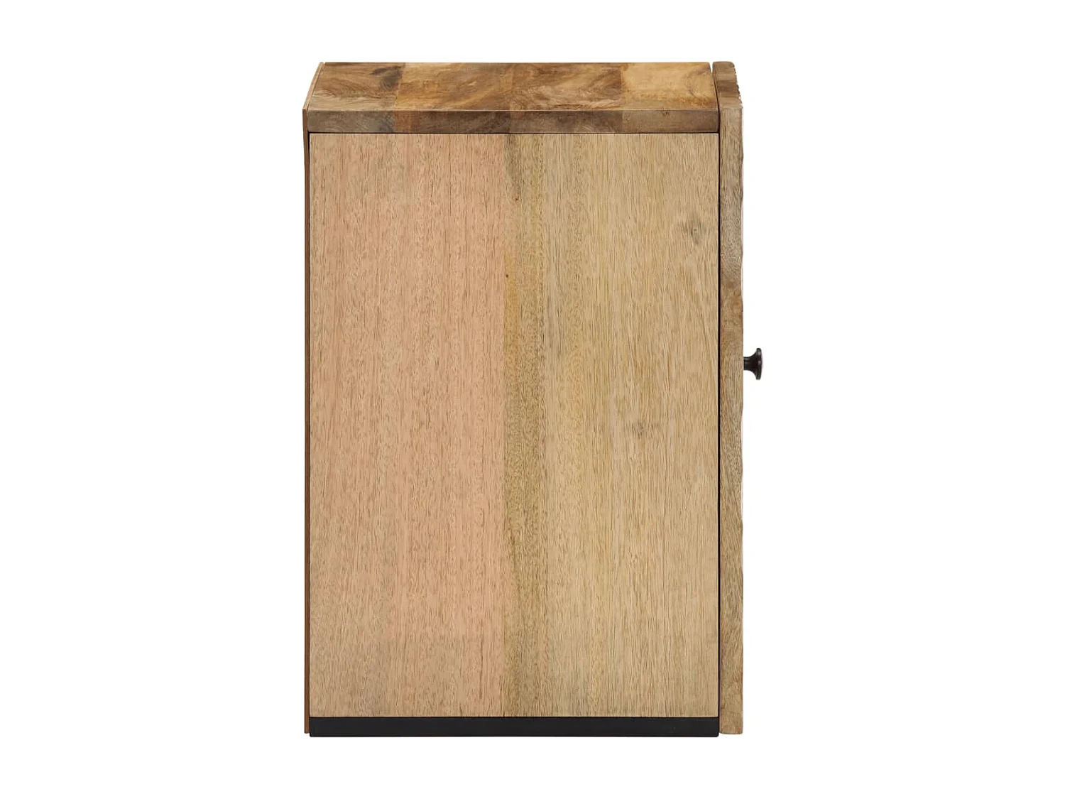 Badkamerwandkast 38x33x48 cm massief mangohout