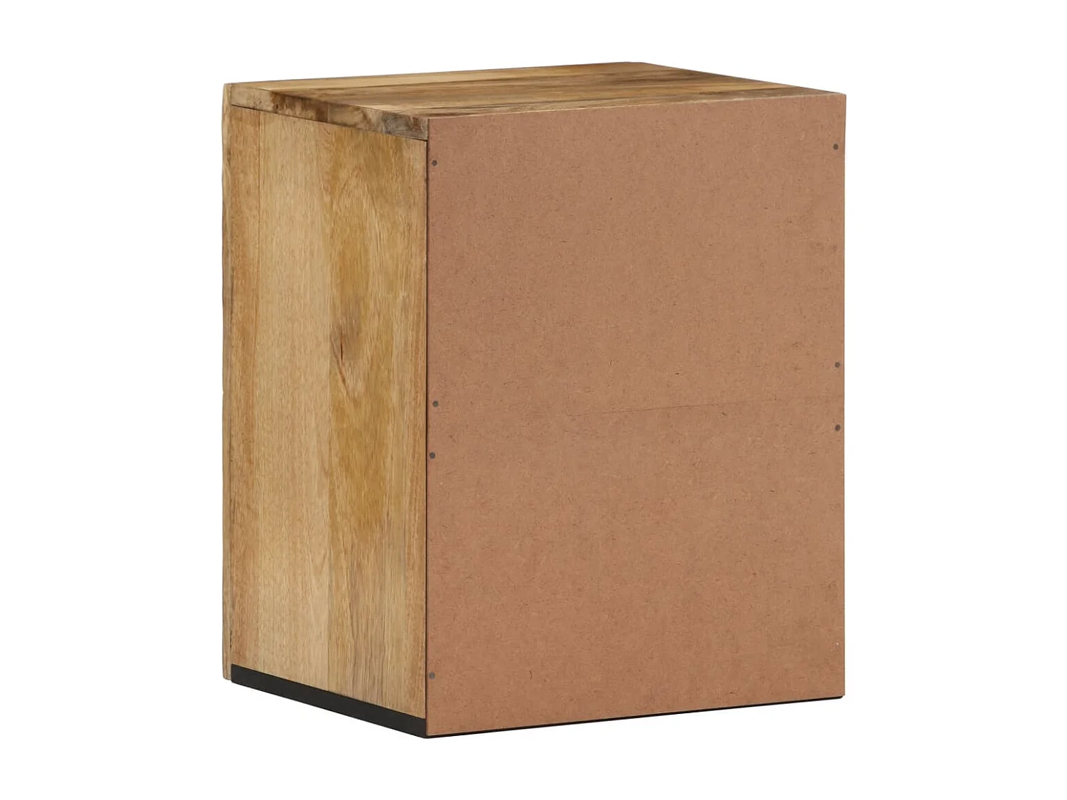 Badkamerwandkast 38x33x48 cm massief mangohout