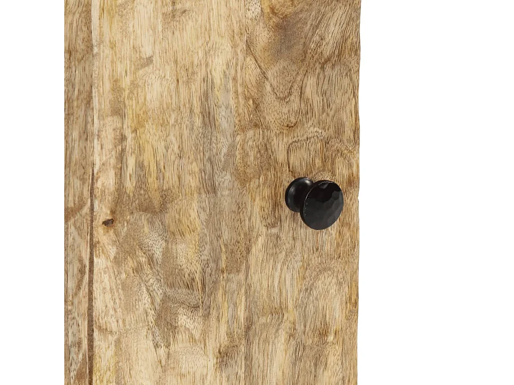 Badkamerwandkast 38x33x48 cm massief mangohout