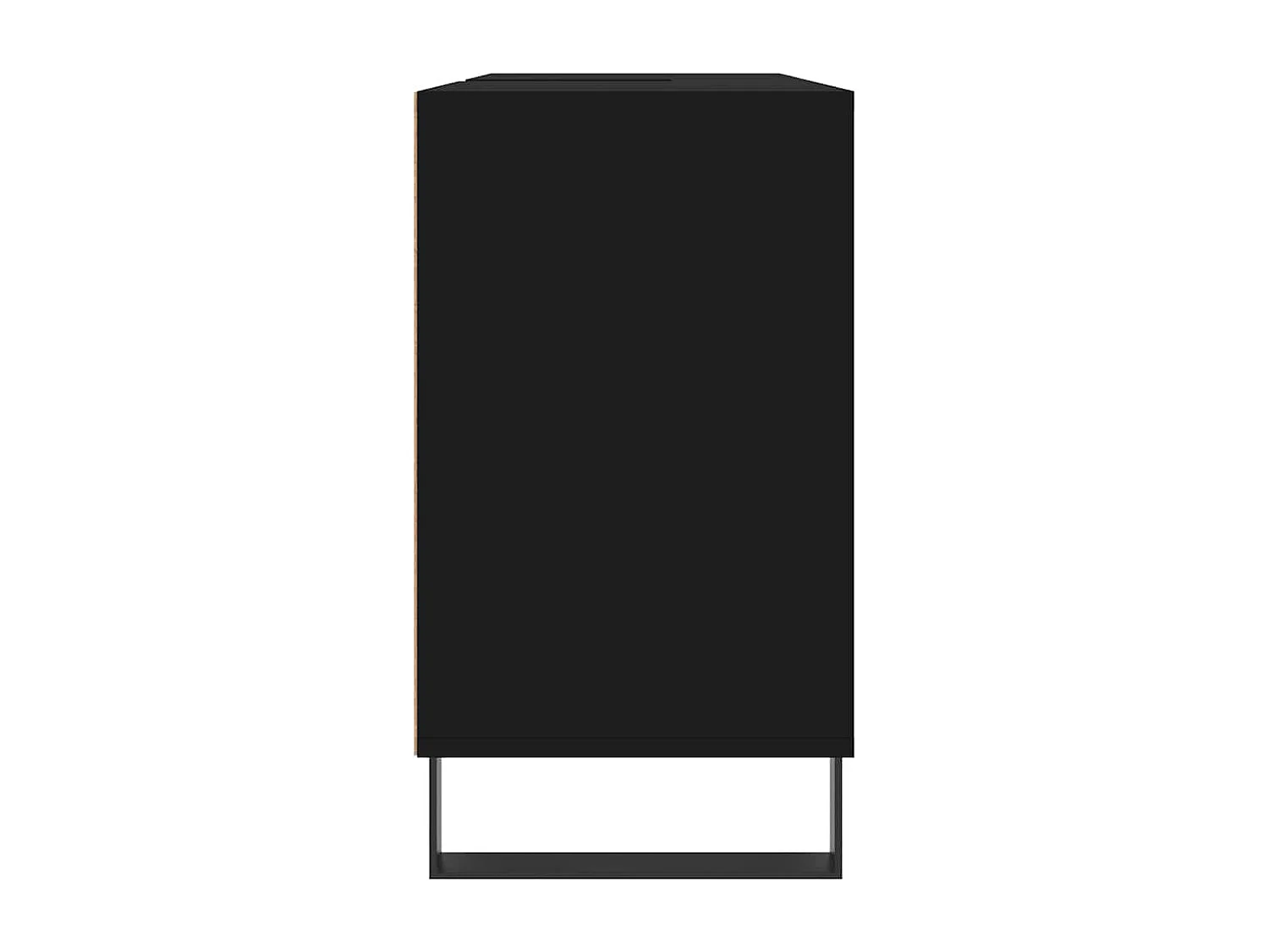 Armoire de salle de bain noir 80x33x60 cm bois d'ingénierie