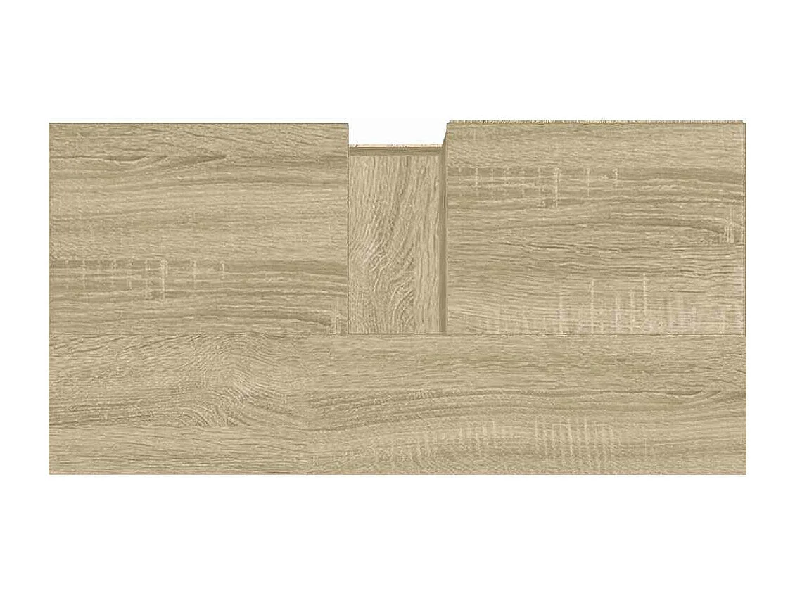 Armoire salle de bain chêne sonoma 65x33x60 cm