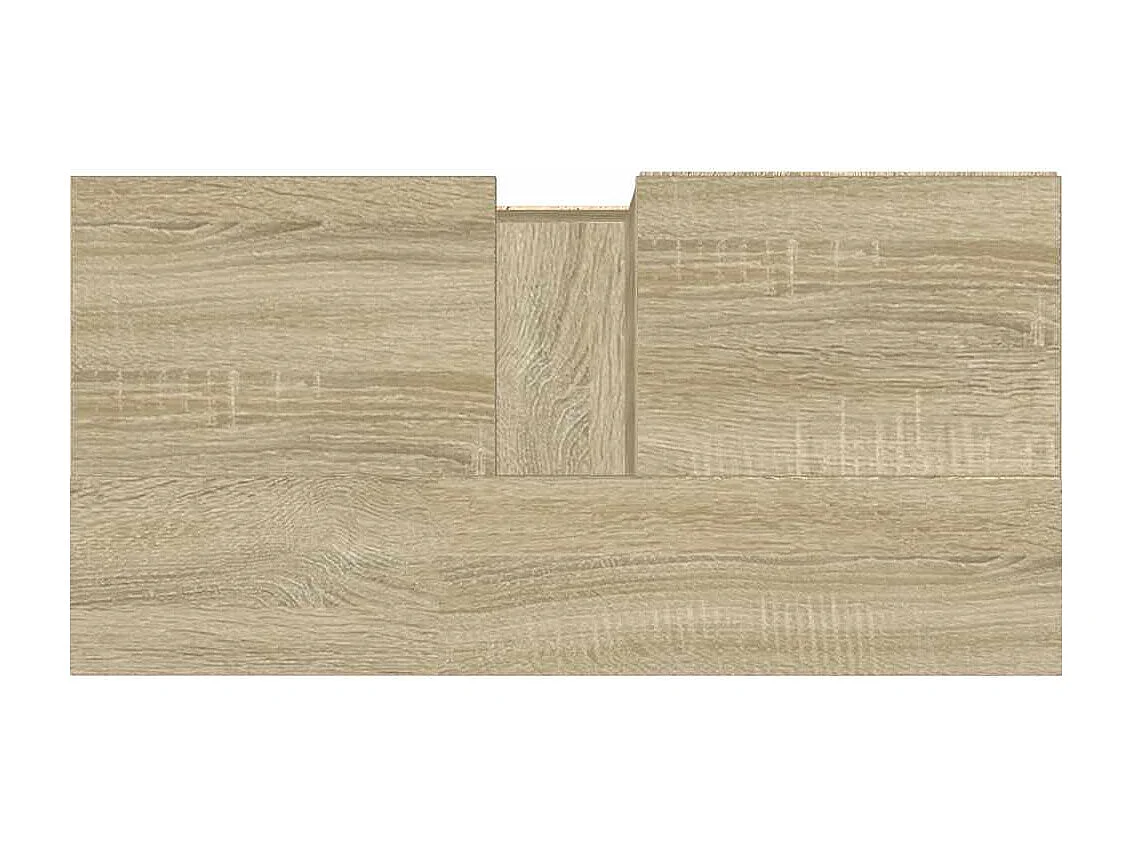 Armoire salle de bain chêne sonoma 65x33x60 cm