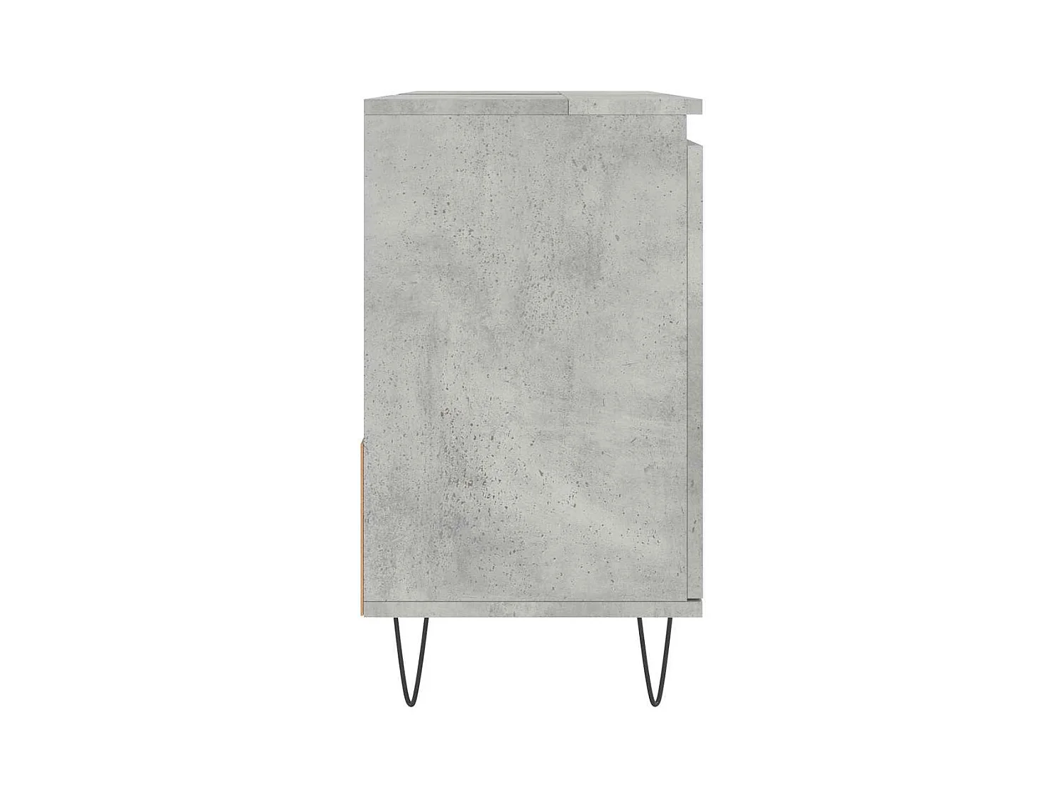 Armoire de salle de bain gris béton 65x33x60 cm
