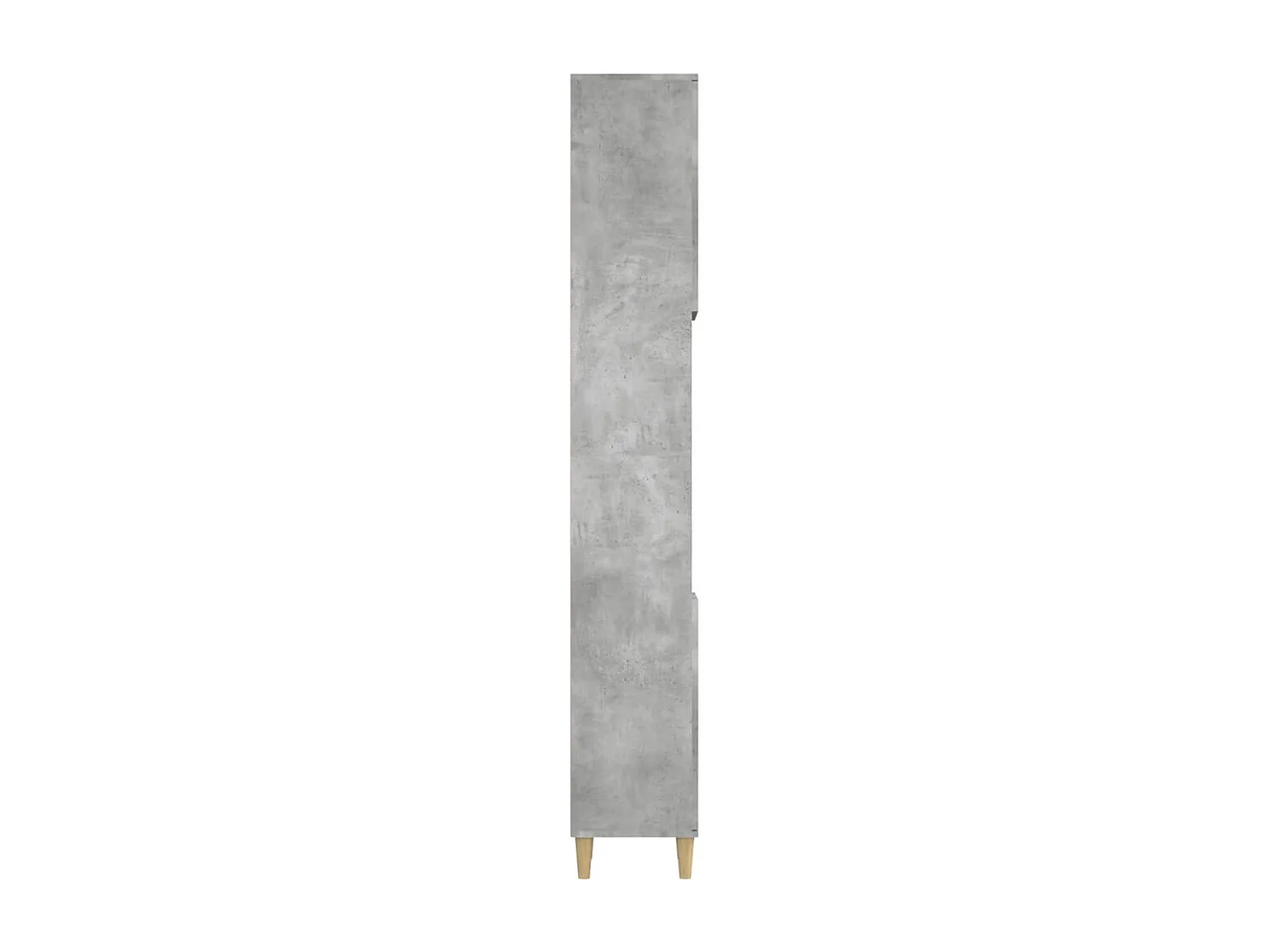 Armoire de salle de bain gris béton 30x30x190 cm