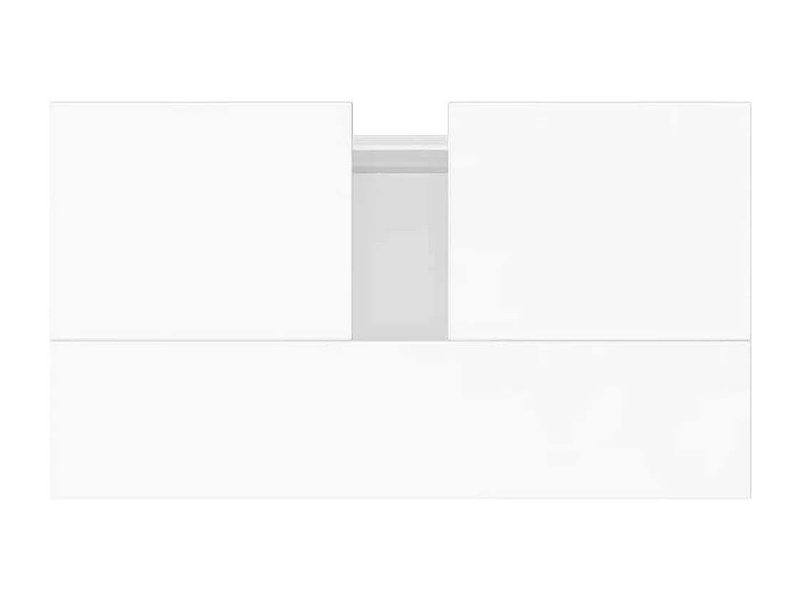 Badschrank Schwarz 58x33x60 cm Holzwerkstoff