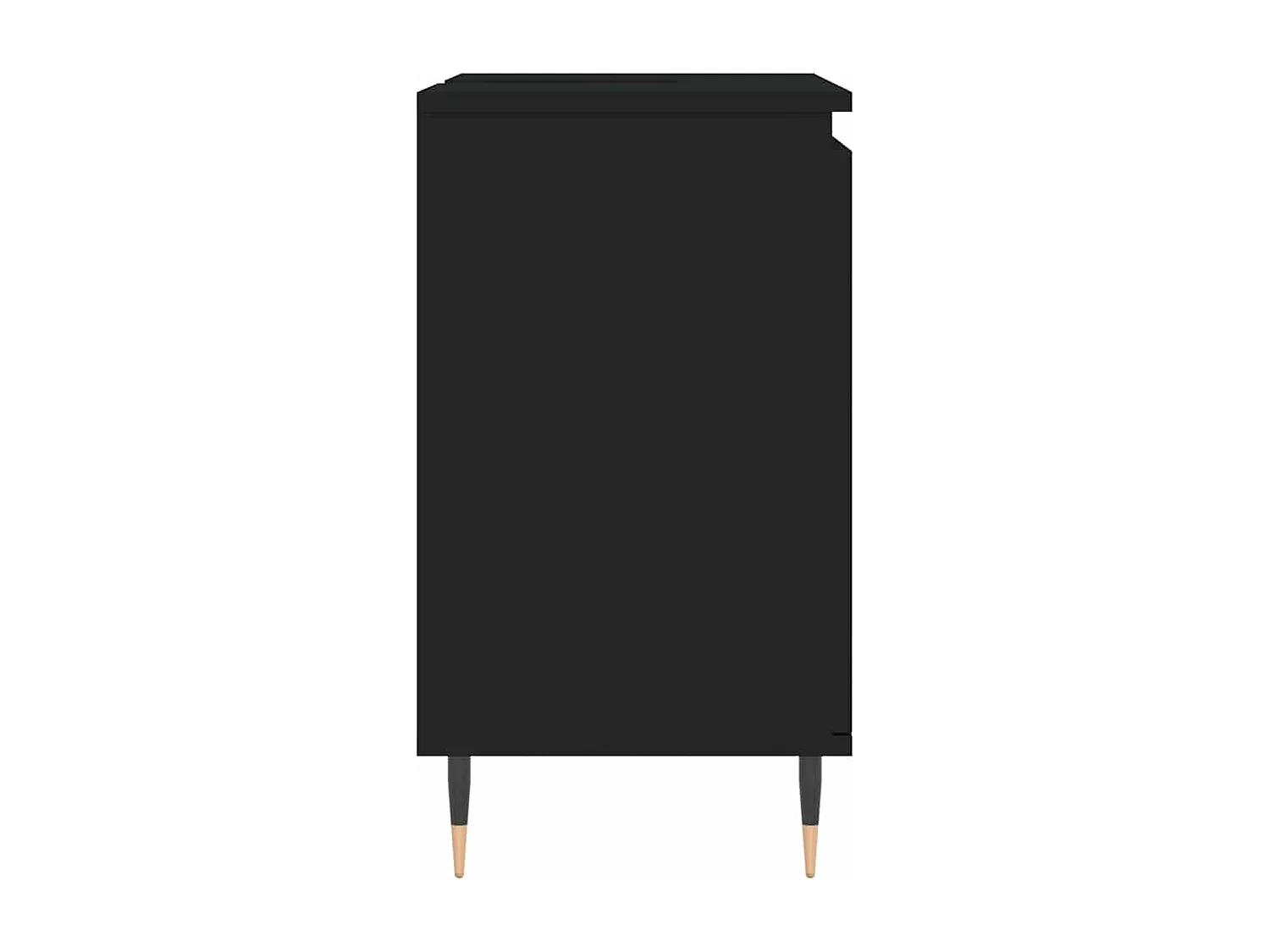 Badkamerkast 58x33x60 cm bewerkt hout zwart