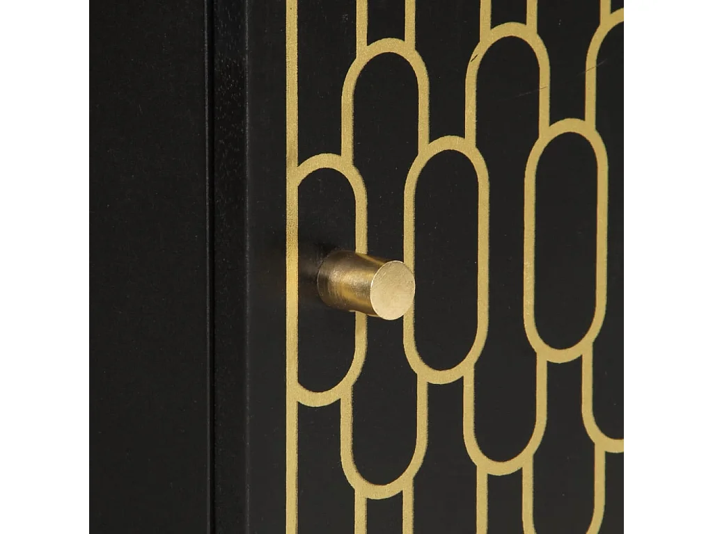 Armoire de salle de bain murale 38x33x48cm bois massif manguier