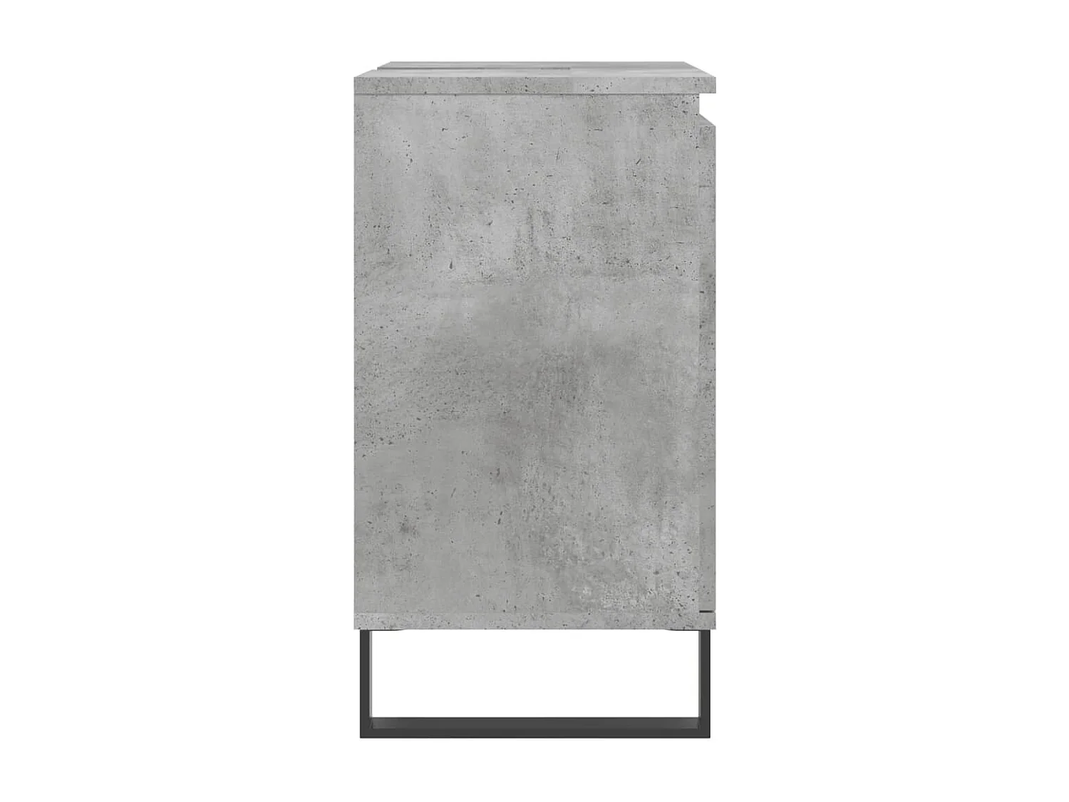 Armoire de bain gris béton 58x33x60 cm bois d'ingénierie