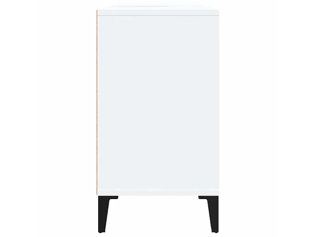 Armário de lavatório 80x33x60 cm derivados de madeira branco