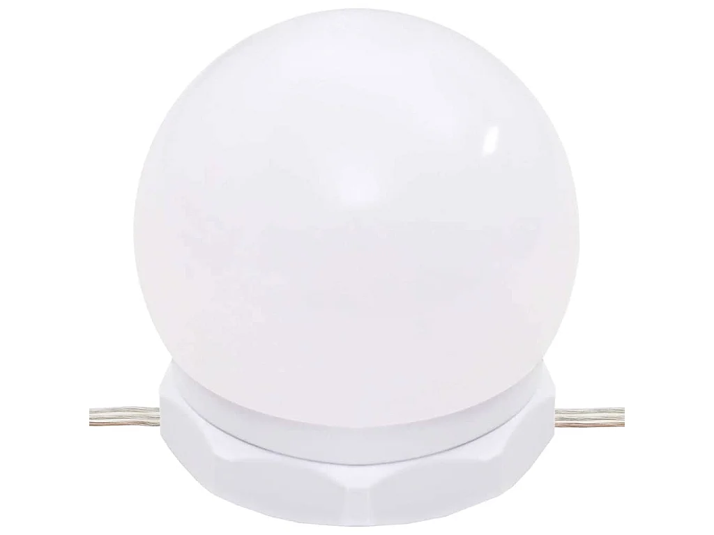 Mueble con espejo y luces LED blanco 90x31,5x62 cm