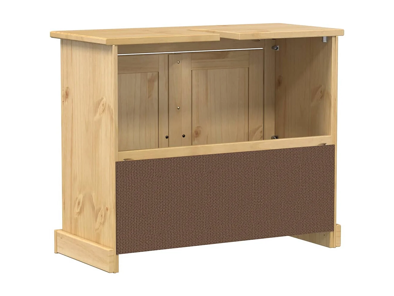 Armoire lavabo de salle de bain Corona bois de pin massif