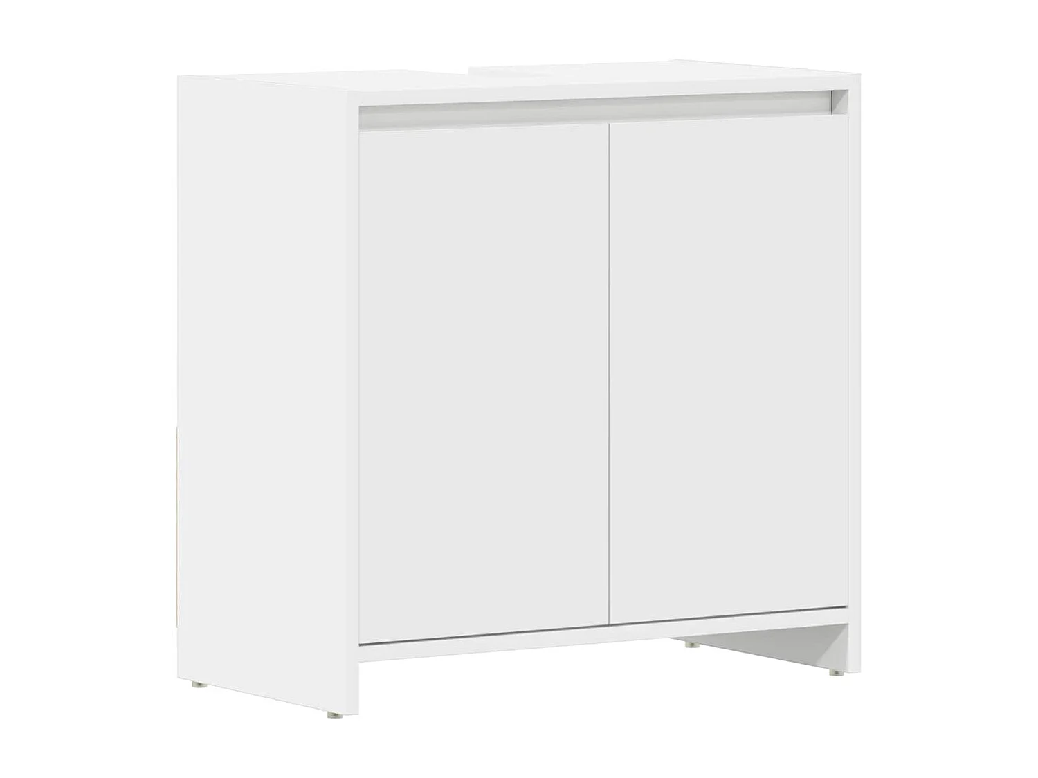 Mobile da Bagno Bianco 60x33x61 cm in Legno Multistrato
