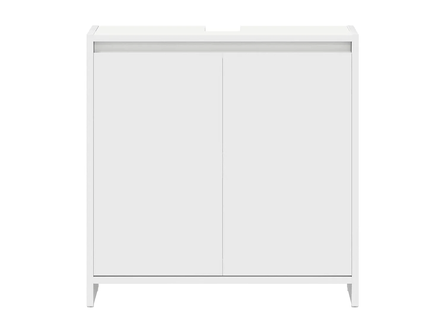 Mobile da Bagno Bianco 60x33x61 cm in Legno Multistrato