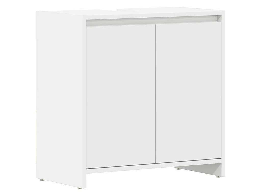 Mobile da Bagno Bianco 60x33x61 cm in Legno Multistrato