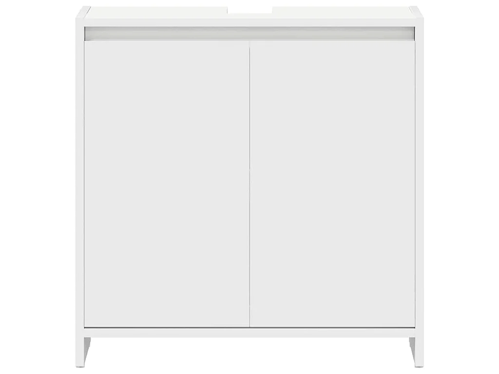 Mobile da Bagno Bianco 60x33x61 cm in Legno Multistrato