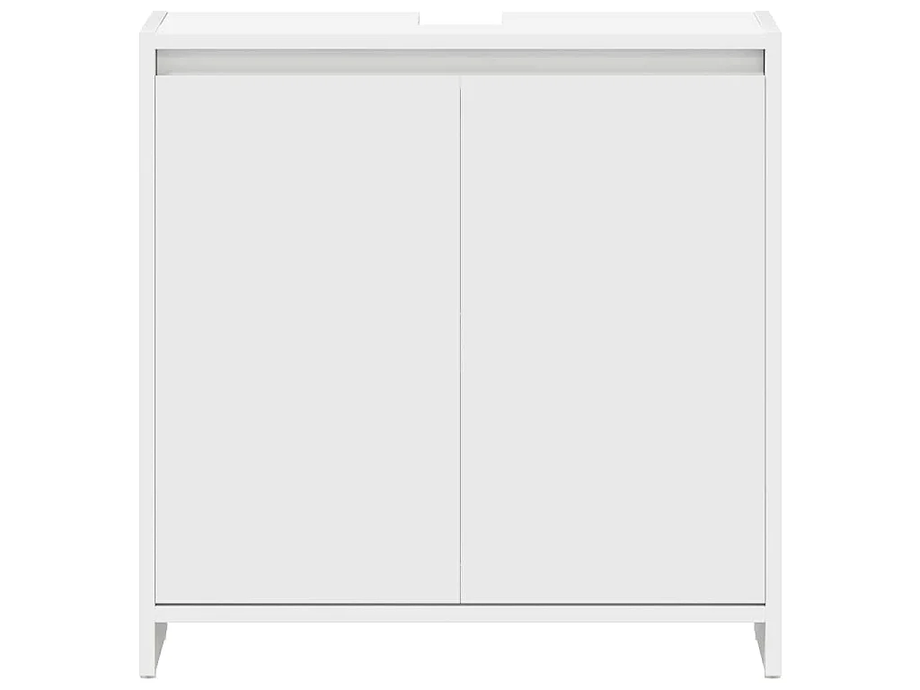 Armário de casa de banho 60x33x60 cm contraplacado branco