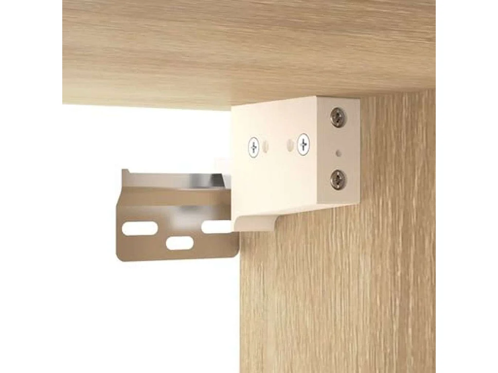 Armoire à miroir avec LED Chêne sonoma 70x16,5x60 cm