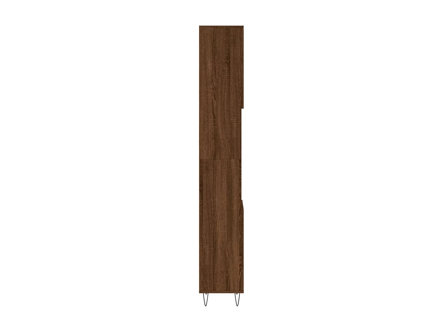 Badschrank Braun Eichen-Optik 30x30x190 cm Holzwerkstoff