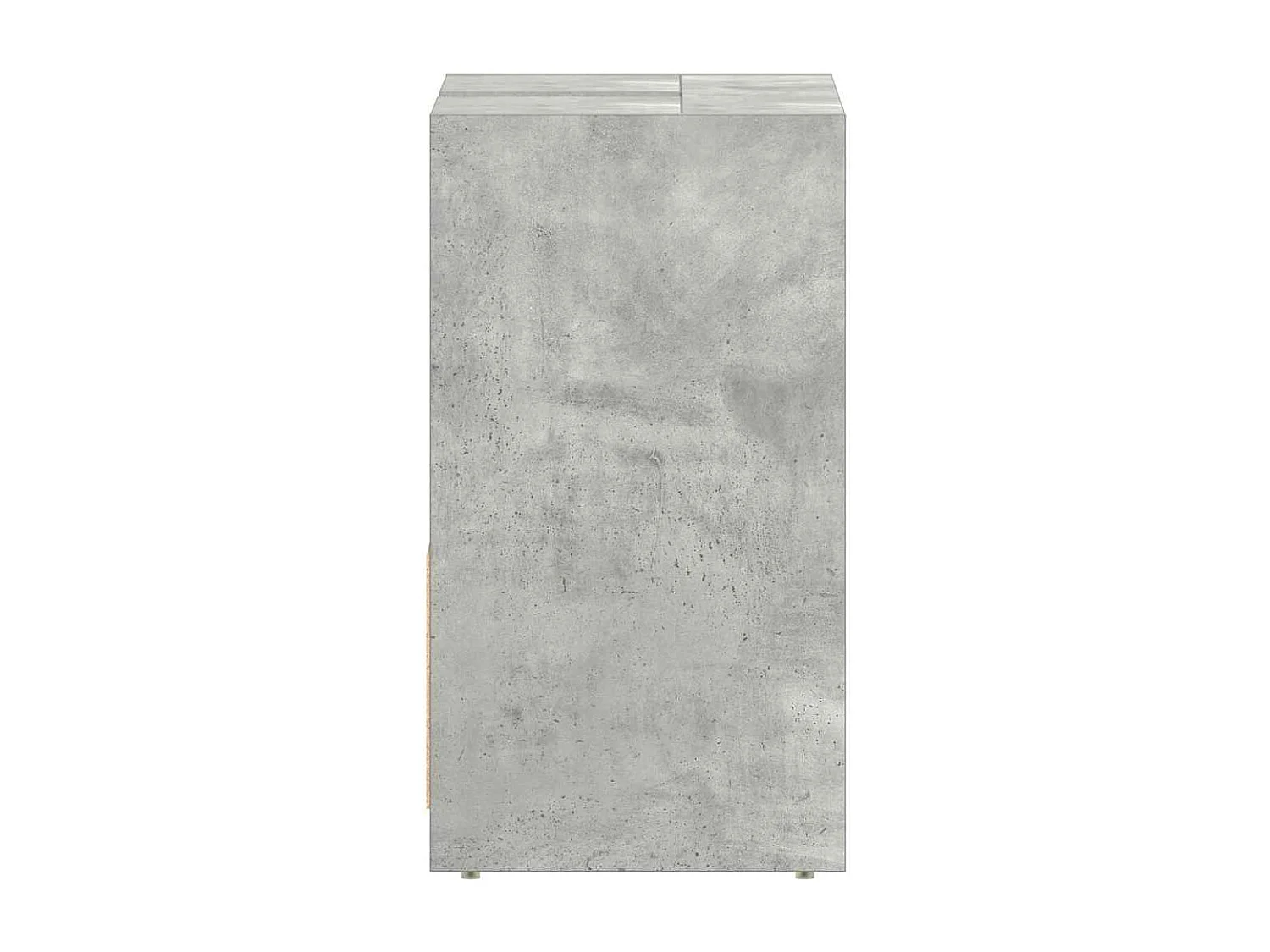 Armoire de salle de bain Gris béton 60x33x61 cm Bois ingénierie