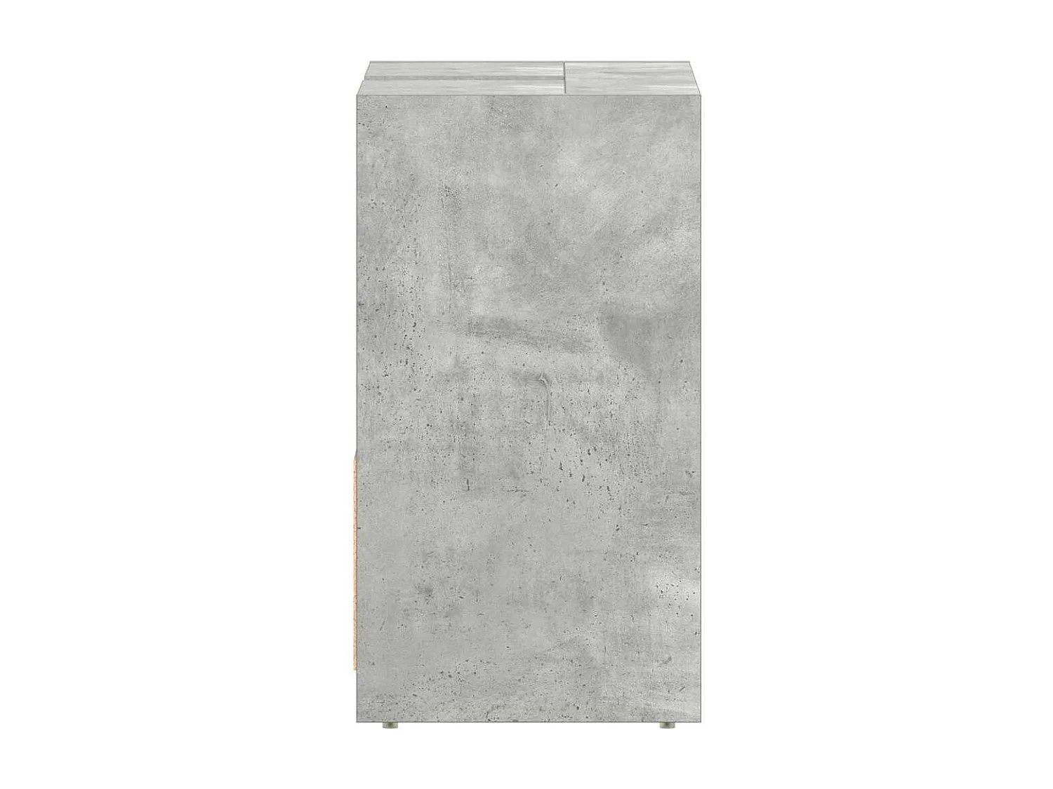Badkamerkast 60x33x61 cm bewerkt hout betongrijs