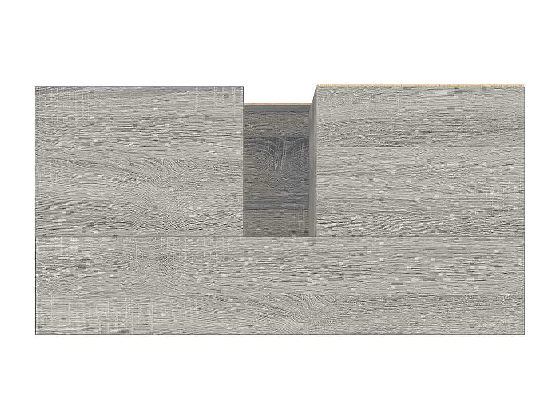 Armoire de bain sonoma gris 65x33x60 cm bois d'ingénierie