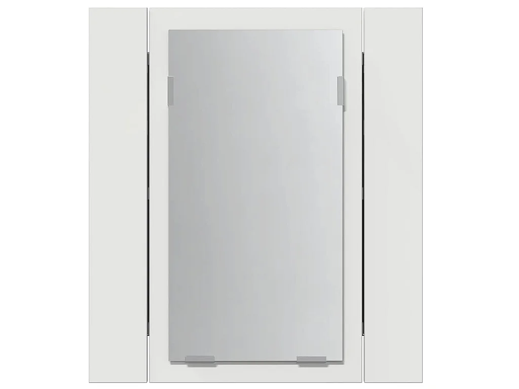 Armoire salle de bain à miroir LED Blanc 40x12x45 cm Acrylique
