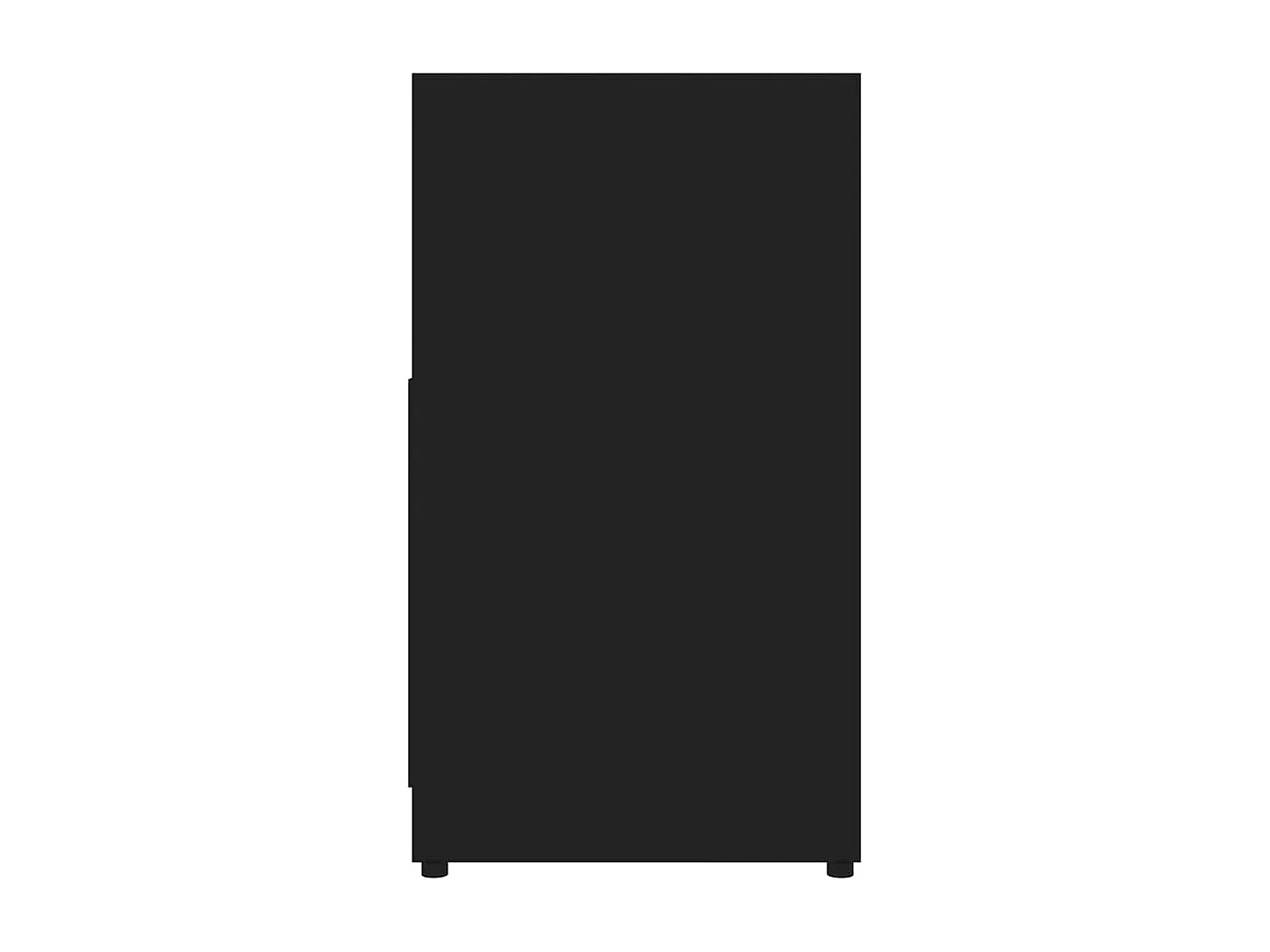 Armoire de salle de bain noir 60x33x61 cm Bois d'ingénierie