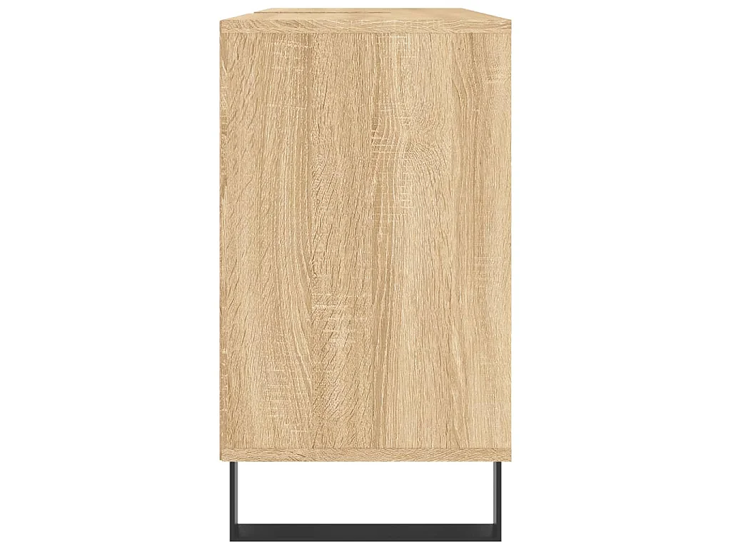 Mobile da Bagno Rovere Sonoma 80x33x60 cm in Legno Multistrato