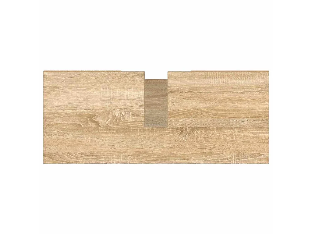 Mobile da Bagno Rovere Sonoma 80x33x60 cm in Legno Multistrato