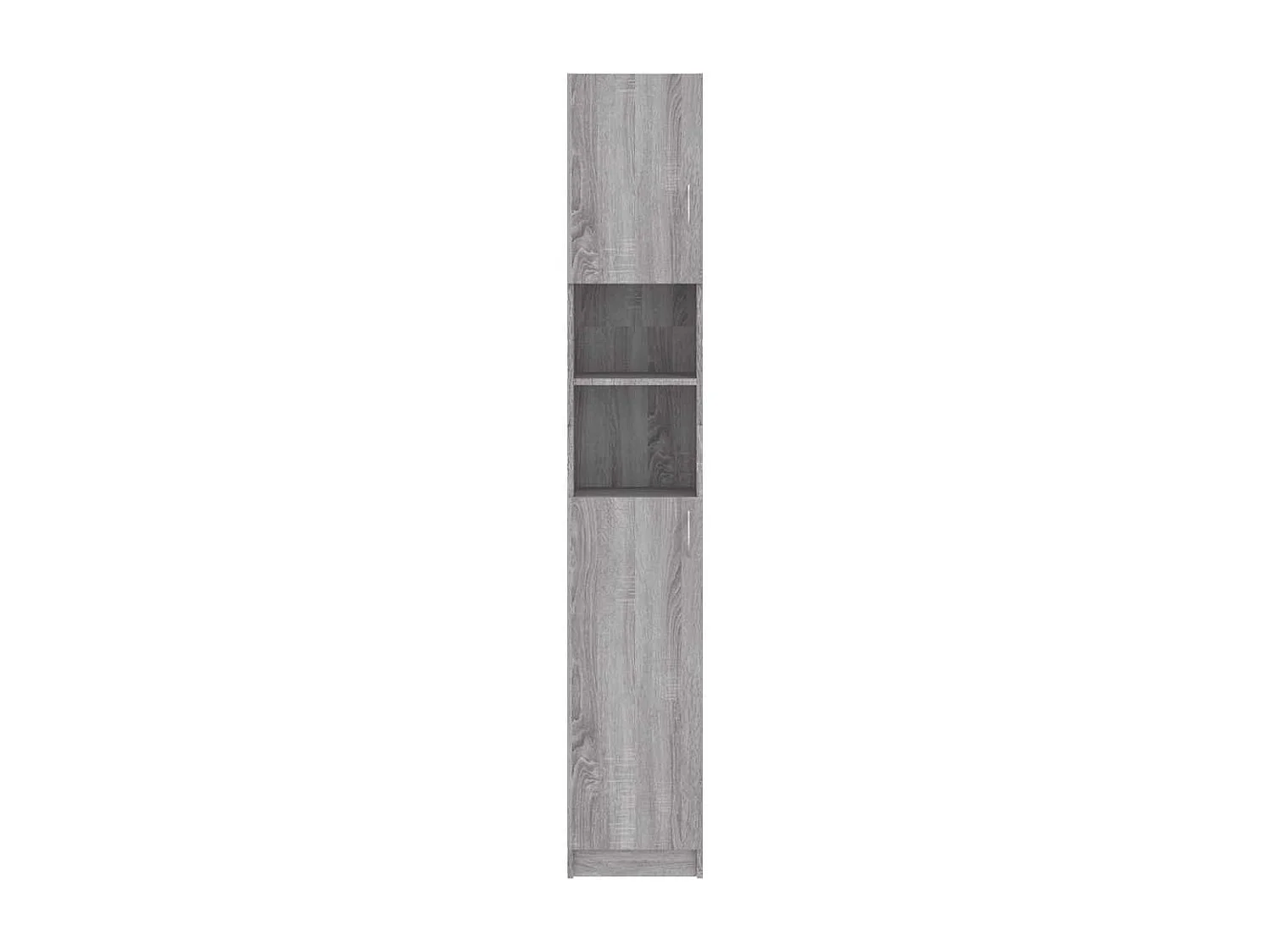 Badezimmerschrank Grau Sonoma 32x25,5x190 cm Holzwerkstoff