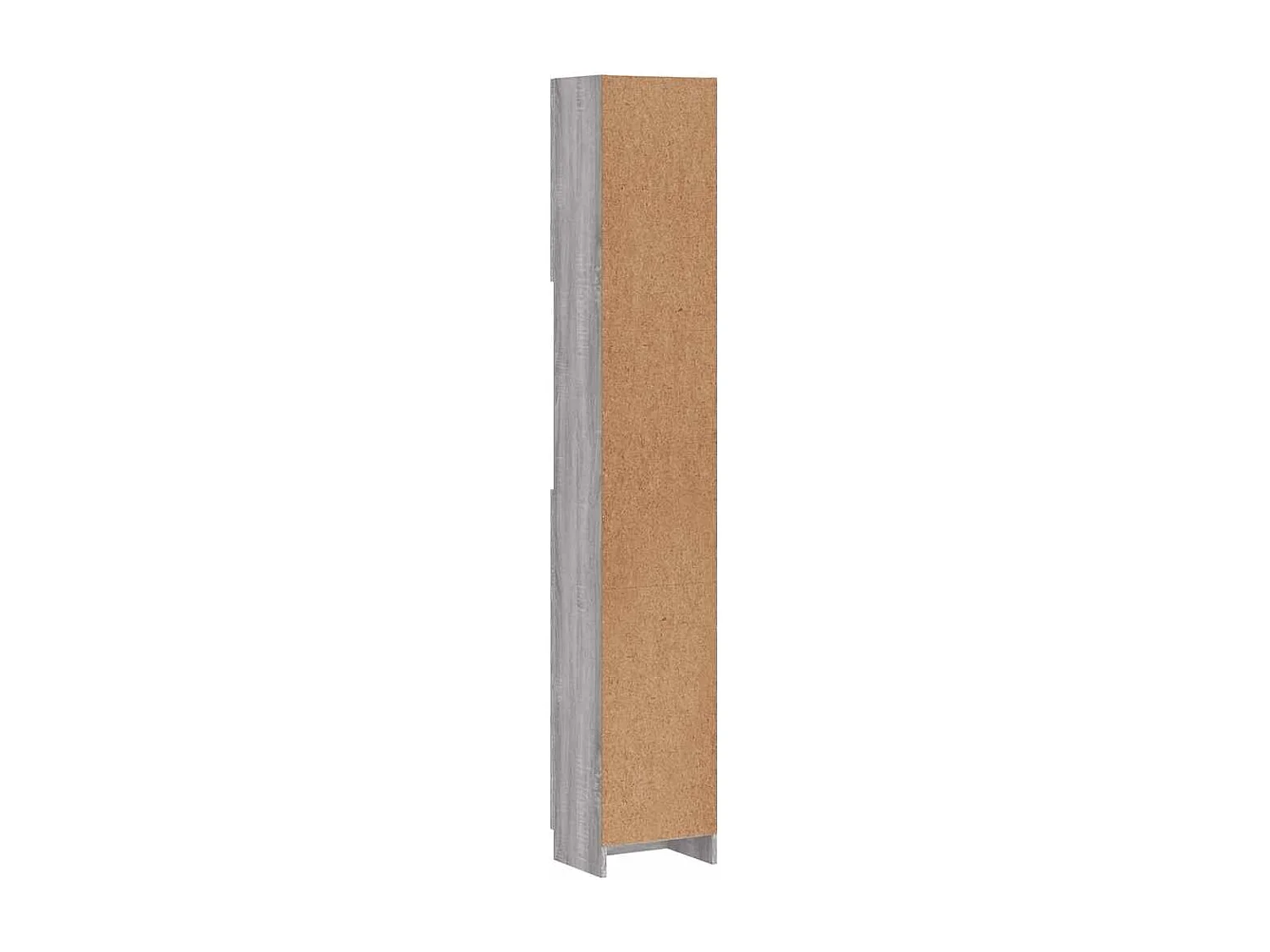 Badezimmerschrank Grau Sonoma 32x25,5x190 cm Holzwerkstoff