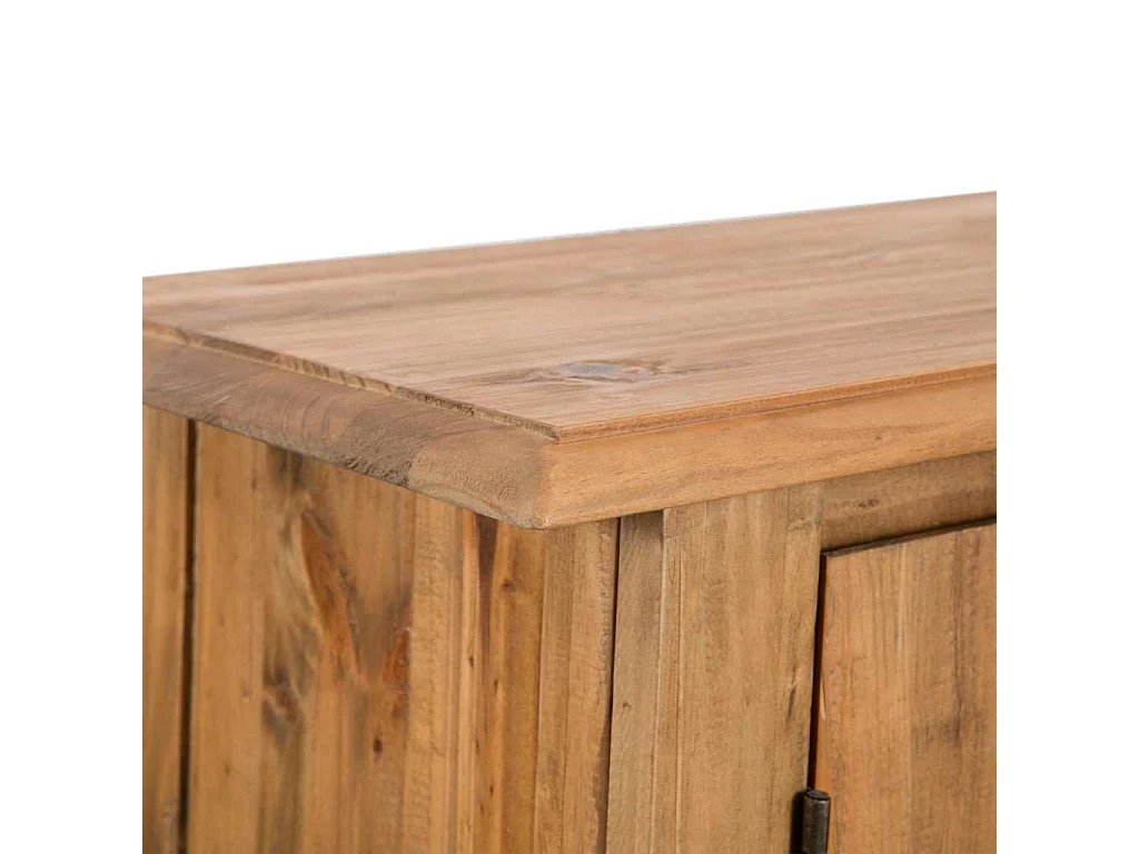 Armoire latérale de salle de bain Pin massif 59x32x80 cm