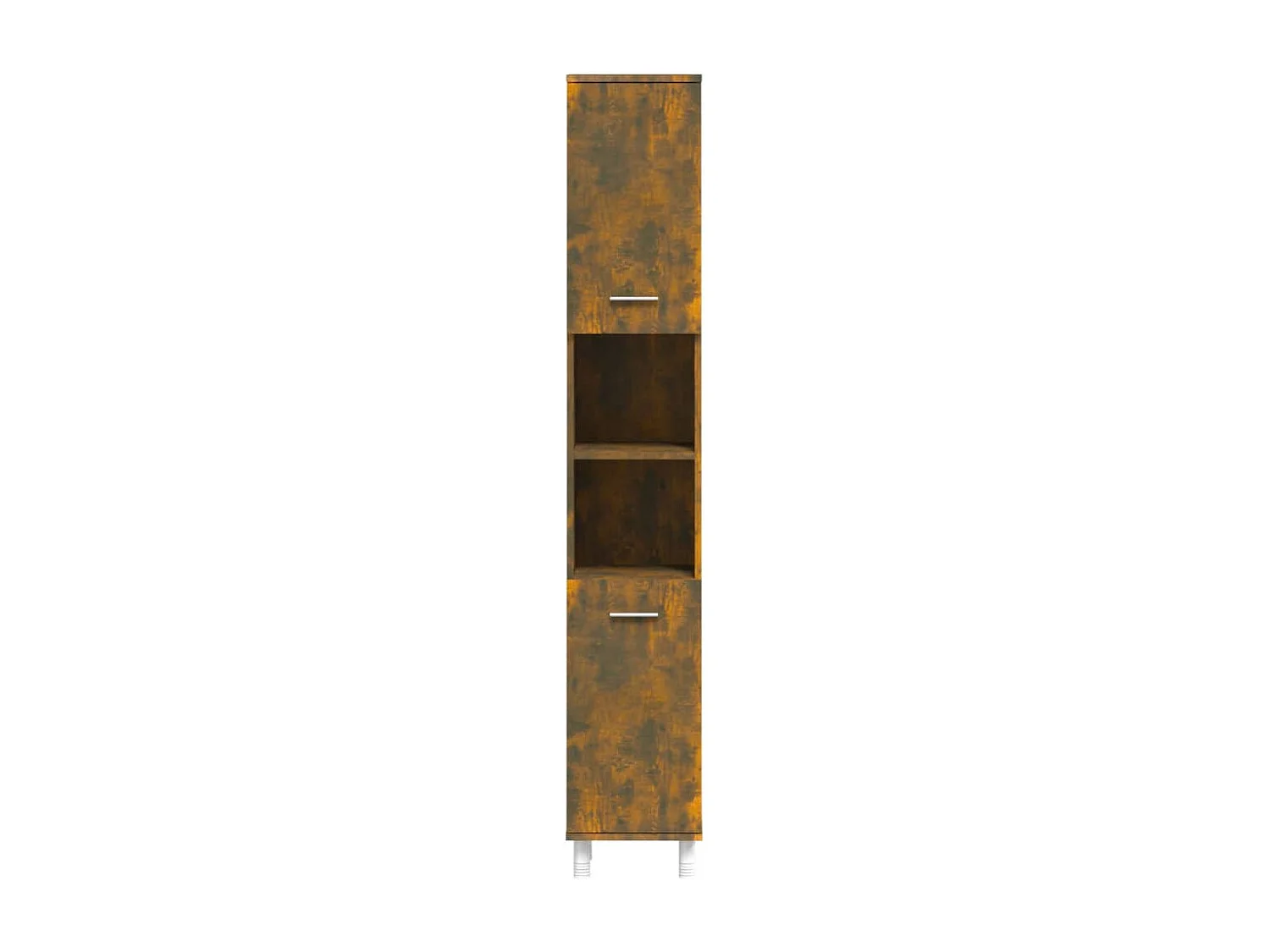 Badschrank Räuchereiche 30x30x179 cm Holzwerkstoff